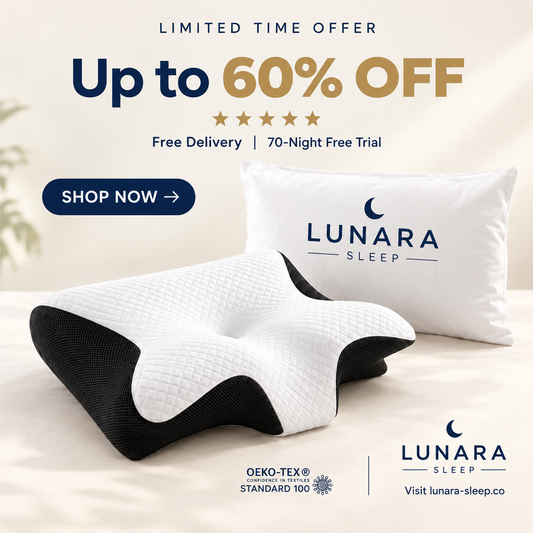 Lunara Contour Pillow - Wake Up Without Pain