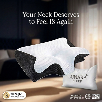 Lunara Contour Pillow - Wake Up Without Pain