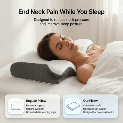 Lunara Contour Pillow - Wake Up Without Pain