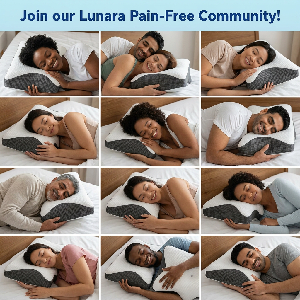 Lunara Contour Pillow - Wake Up Without Pain
