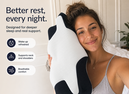 Lunara Contour Pillow - Wake Up Without Pain